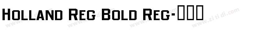 Holland Reg Bold Reg字体转换